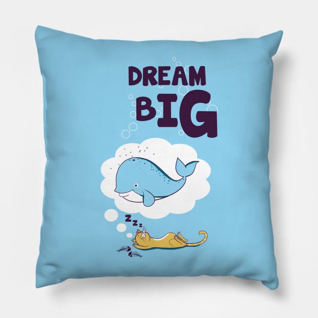 dream big Pillow by bandy