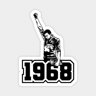 Black Power Salute Olympic 1968 Magnet