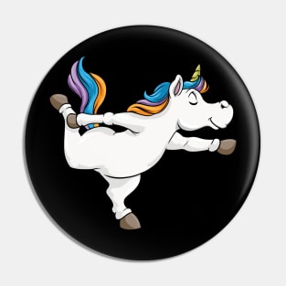 Unicorn at yoga Pin