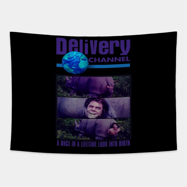 Delivery Channel. (Ace Ventura/Discovery Channel Parody) Tapestry by The Dark Vestiary