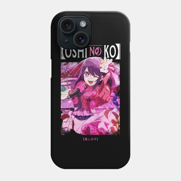 Oshi No Ko manga retro Phone Case by Shelter Art Space