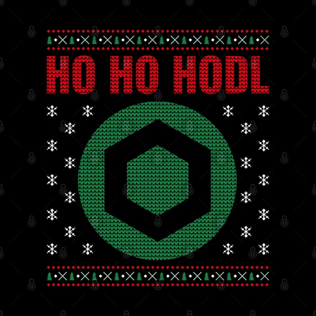 Ho Ho Hodl Chainlink I Ugly Christmas Sweater LINK by az_Designs