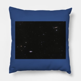 Galaxy NGC 4088 and NGC 4157 in constellation Ursa Major Pillow