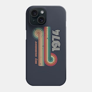 My retro summer -1974 Phone Case