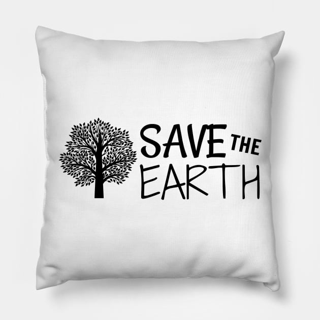 Save the Earth Pillow by nyah14