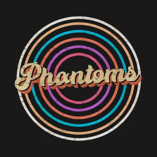 vintage circle line color Phantoms T-Shirt