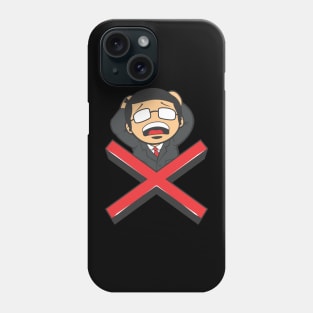 Businessman with Cross Frustation Phone Case