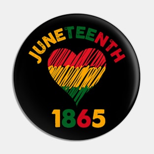 Juneteenth independence day Pin