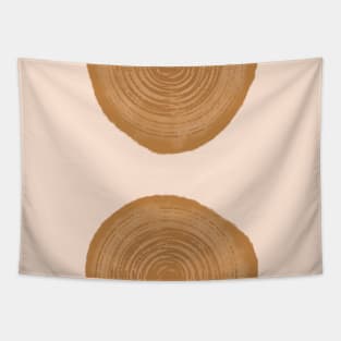 Timber Circles Tapestry