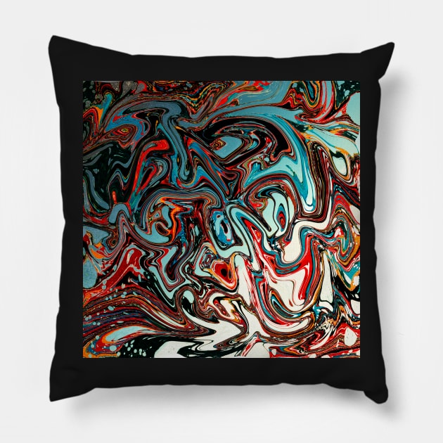 Pop Art Abstract Pillow by JonHerrera