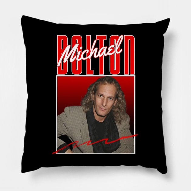 Michael bolton///original retro Pillow by DetikWaktu