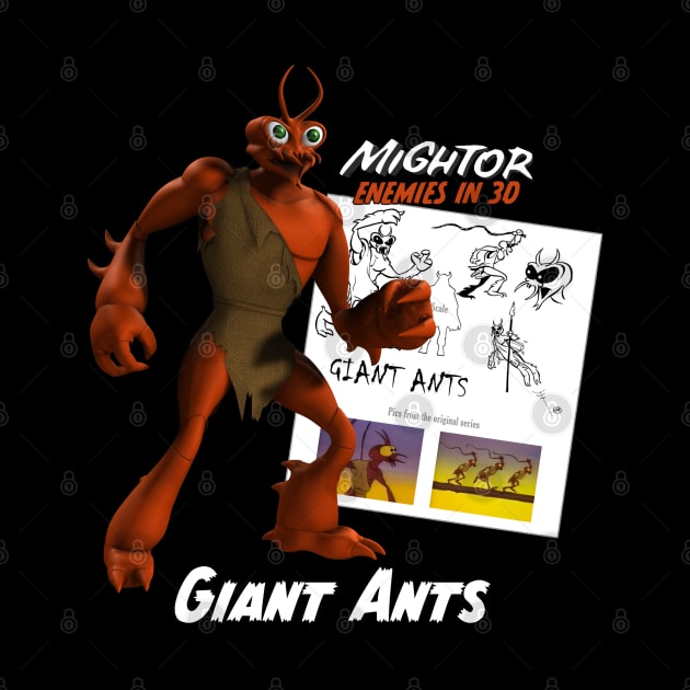 Mightor Enemies in 3D: Giant Ants by nonpertinente