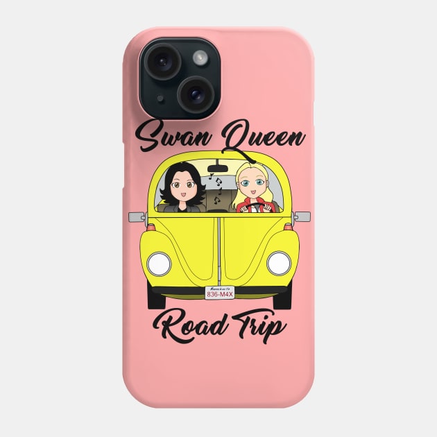 Swan Queen Road Trip Phone Case by ribeironathana