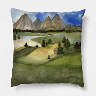 beautiful landscape Pillow