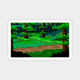 Quest for Glory Forest Pixel Art Magnet