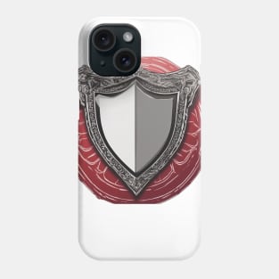 Shield Ruby Red Shadow Silhouette Anime Style Collection No. 280 Phone Case