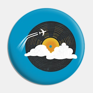 Sunburst Records Pin