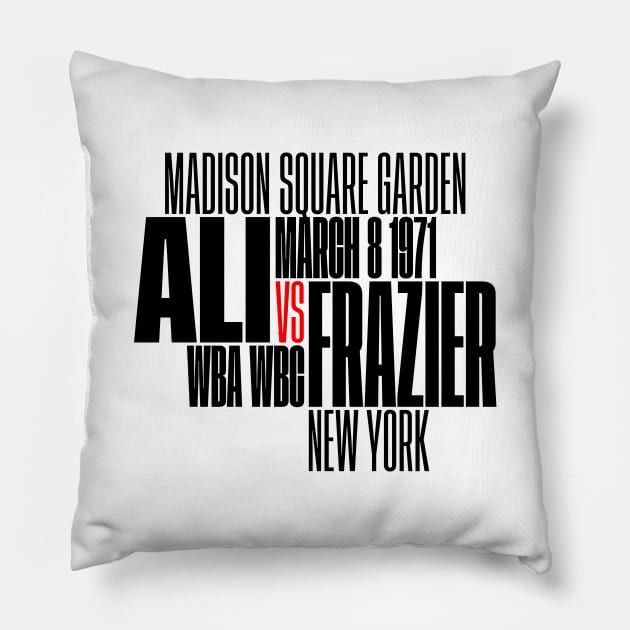 Ali vs. Frazier / 2 Pillow by attadesign