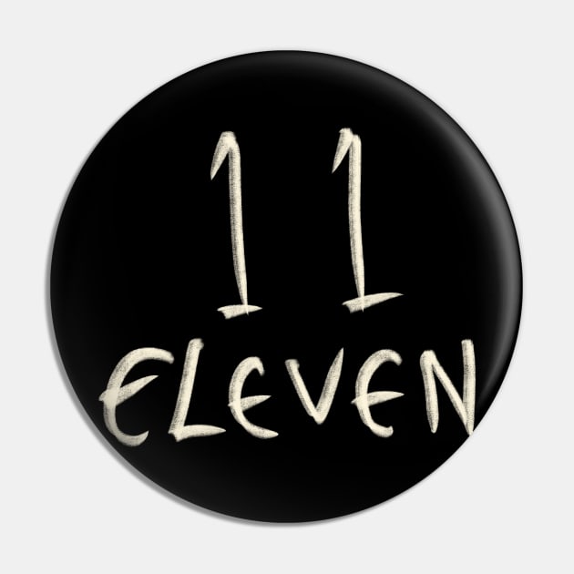 Hand Drawn Letter Number 11 eleven Pin by Saestu Mbathi