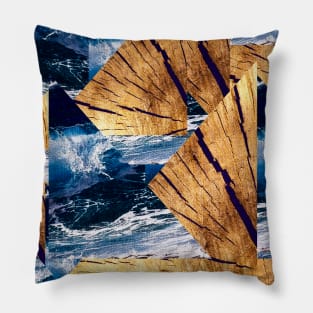 Woody Ocean Pillow