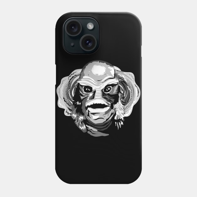 Gillman Black & White Phone Case by detective651