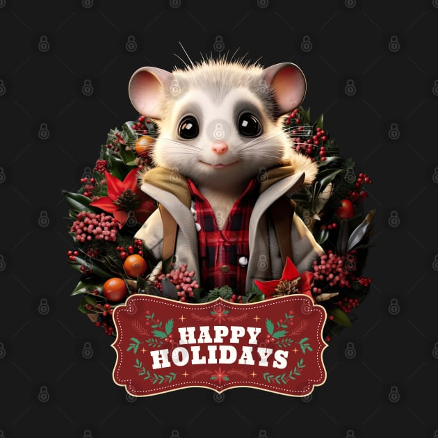 Christmas Possum by Puppy & cute