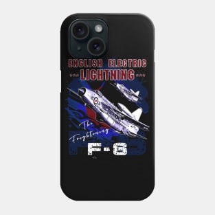 English Electric Lightning F-6 British Vintage Fighter Jet Phone Case