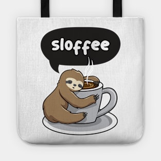 Sloffee Coffee Sloth Tote