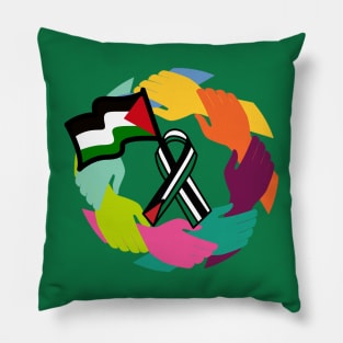 Palestine Solidarity - Free Palestine Pillow