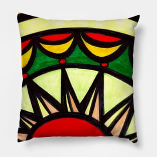 Stained Glass Window Pillow