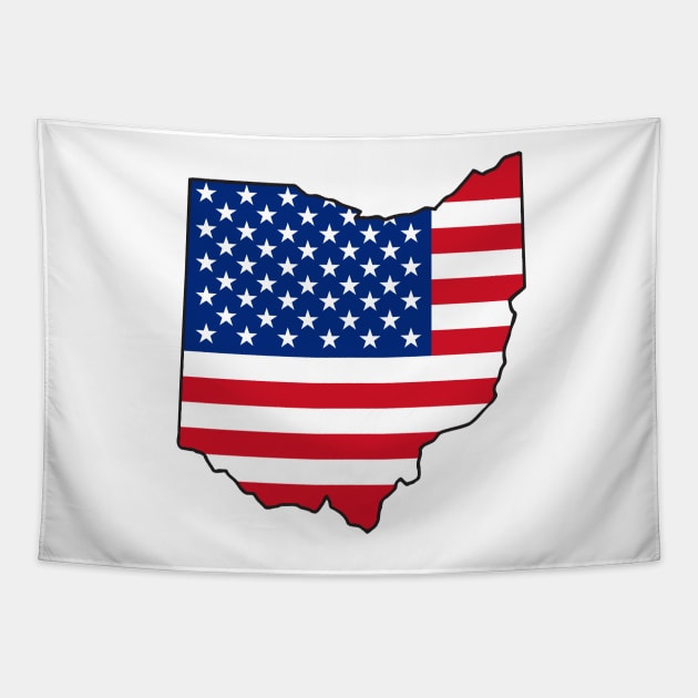 Ohio USA Tapestry by somekindofguru