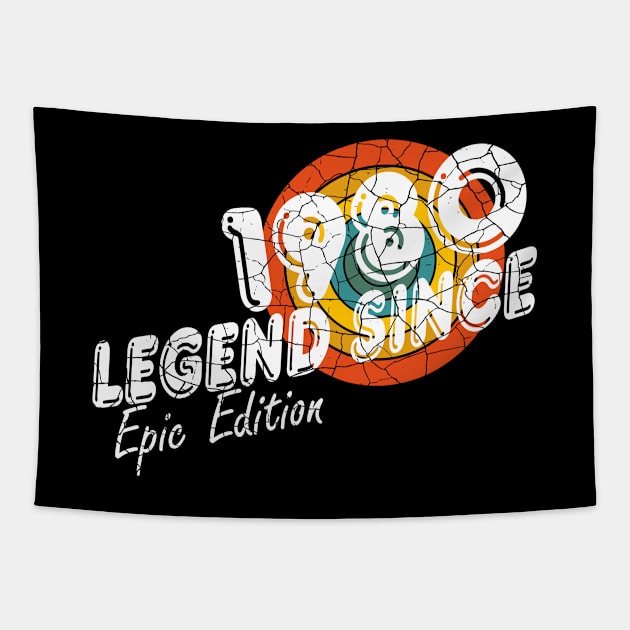 Legend Since 1980, Epic Edition 43rd Gifts, anniversary 43 Tapestry by UranusArts