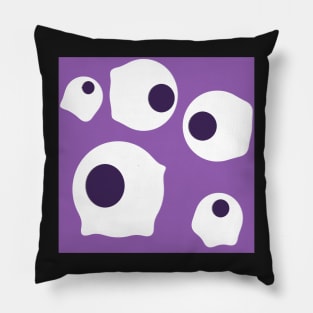 Purple and white Pillow