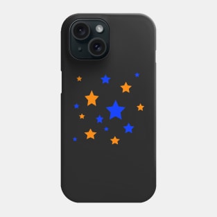 Orange and blue star bundle Phone Case