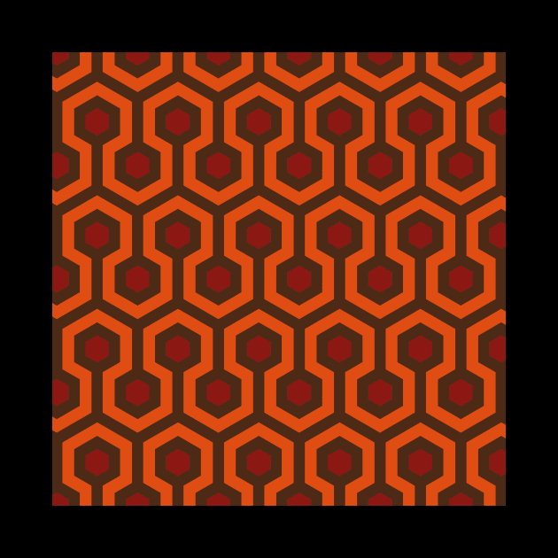 Hix's Hexagon carpet print by Gothenburg Print