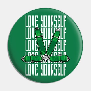 Love Yourself Racing Harness Pin