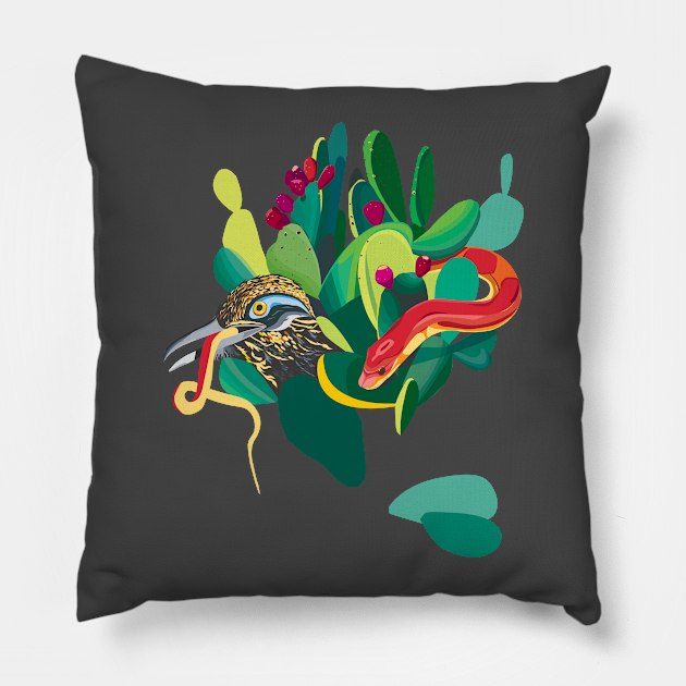 Desert Life Pillow by numberoneblind