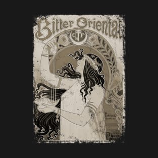 Art Nouveau - Bitter Oriental Alphonse Mucha 3 Vintage T-Shirt