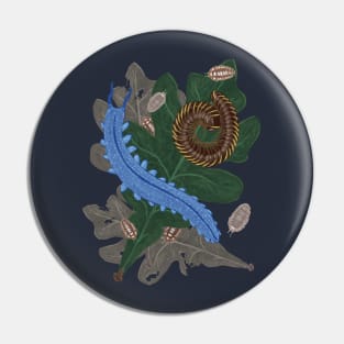 Creatures of Night Forest design Pin