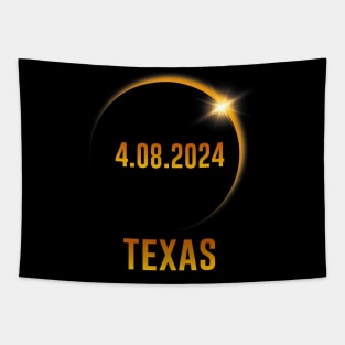 America Total Solar Eclipse April 8 2024 Totality Texas Tapestry