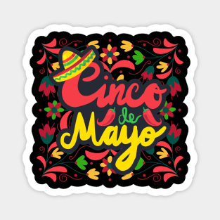 Happy Cinco De Mayo Magnet