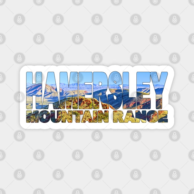 HAMERSLEY Mountain Range - Pilbara Western Australia Magnet by TouristMerch