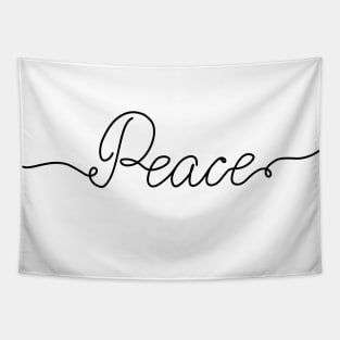 Peace lettering Tapestry