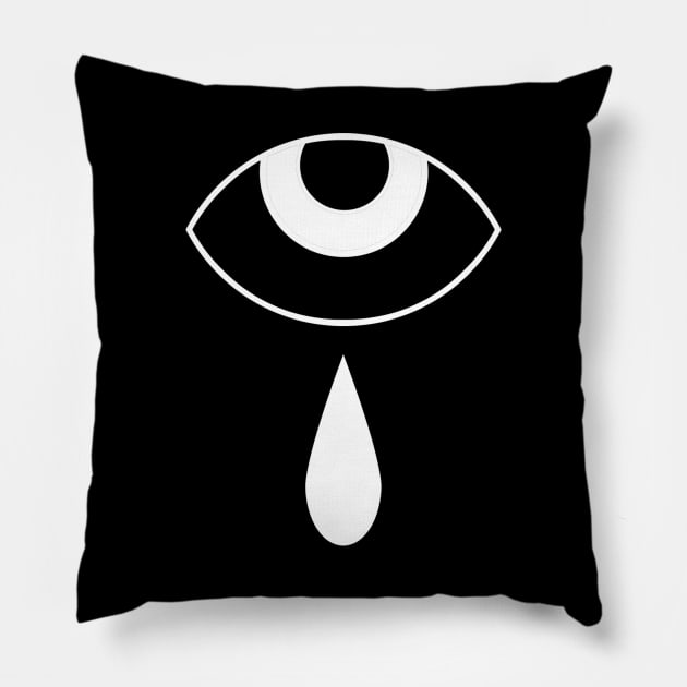 Crying Eye Pillow by SolDaathStore