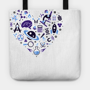 Heart Love Science Tote