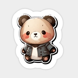 Cute Panda Bear Cartoon Adorable Kawaii Animal Magnet