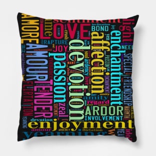 Words of Love #3 Pillow