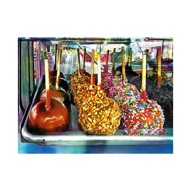 Caramel Apples With Sprinkles and Nuts by SusanSavad