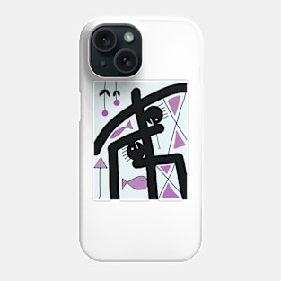 Kids in the Pink Stick Figure Phone Case