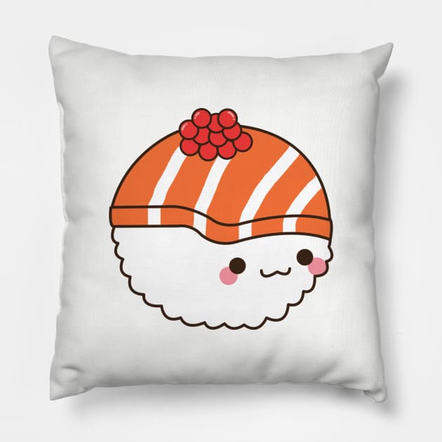 Salmon Sushi Pillow by mintcorner